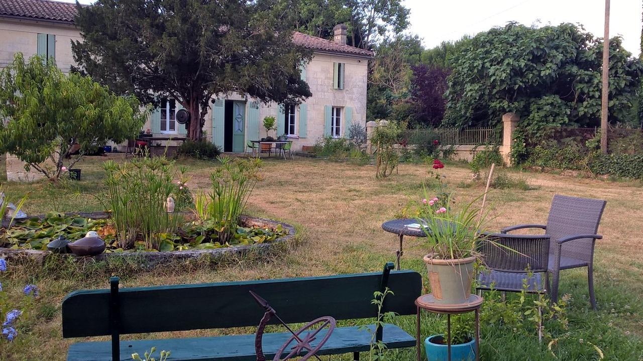 La Ferme Du Ciel Acomodação com café da manhã Laruscade Exterior foto